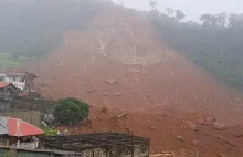 Tragedia w Sierra Leone - potężna lawina błotna doszczętnie zniszczyła miasto.