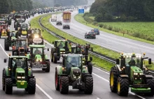 wielki protest rolników w holandii