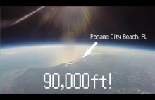 Wysłali GoPro balonem meteorologicznym na wysokość 28000m!