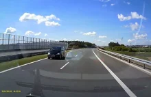 Obwodnica Lublina: Kierowca forda pędził pod prąd lewym pasem jezdni