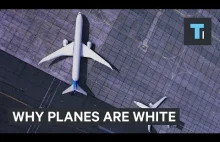 Dlaczego większość samolotów ma malowanie w kolorze białym?