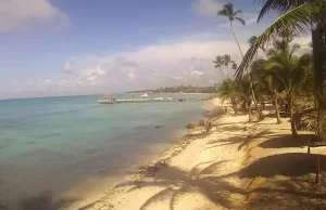 Kamera na żywo z Dominikany plaża Bayahibe