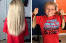 Ośmiolatek zapuszczał włosy przez 2 lata, by zrobić perukę dla chorych na raka