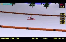 Mini symulacja konkursu olimpijskiego w Deluxe Ski Jump
