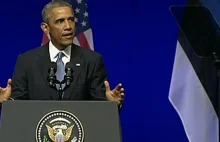 Obama: obrona Tallina, Wilna i Rygi ważna jak Paryża i Londynu.