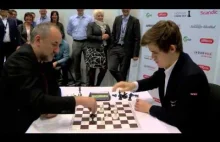 Magnus Carlsen vs Espen Agdestein graja blitz-a