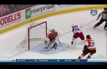 Genialny gol Nathana Gerbe w spotkaniu ligi NHL!