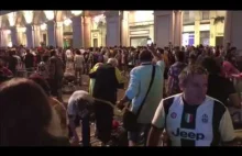 (około 1000 rannych?) Panika w Turynie - Ludzie słyszli wybuch i zaczeli...