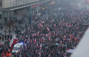 100 tysięcy osób wzięło udział w Marszu Niepodległości