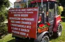 MTZ belarus 320.4...ładny kwietnik...