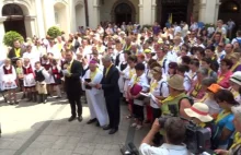 Węgrzy na Jasnej Górze śpiewają "Boże coś Polskę" po polsku i węgiersku