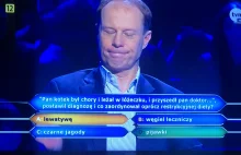 Pan kotek był chory w Milionerach