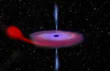 Monstrualna czarna dziura obudziła się po 26 latach.