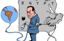 Mubarak odłącza internet, Egipt odłącza Mubaraka