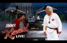 Marty McFly i Doc Brown odwiedzają Jimmiego Kimmela