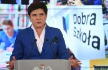 Premier Szydło: bycie nauczycielem to nie zawód, ale służba.