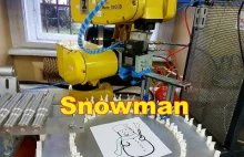 Fanuc LB 100iB robot - Snowman for Christmas