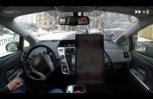 Przejazd 'self-driving TAXI' ulicami Moskwy