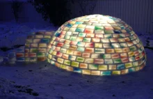 Koleś zbudował kolorowe igloo (galeria)