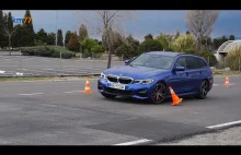 BMW Serie 3 Touring 2019 -test łosia (moose test)