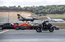 Motocykl vs F1 vs F-16 i parę innych pojazdów