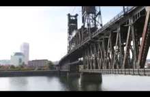 Bardzo krótkie spojrzenie na mechanizm podnoszący most w Portland
