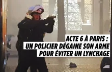 Policjant użył broni przeciw demonstrantom (Paryż)