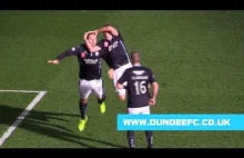 Zapaśnicza cieszynka piłkarzy Dundee FC