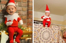 Dad-Of-Six Turns His Baby Into Adorable Elf On The Shelf