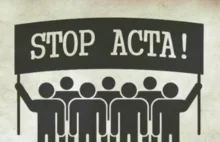 Protest w Gdańsku przeciwko podpisaniu przez rząd ACTA
