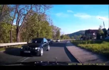 Idiota w BMW jedzie na czołówkę