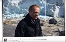 Lodowiec na Grenlandii rozpadł się za plecami Donalda Tuska