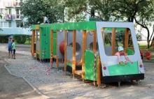 Tramwajowy plac zabaw w Olsztynie