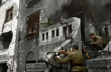 Zbiór kolorowych fotografii rosyjskiej armii z okresu II wojny światowej