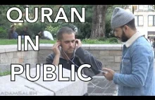 Słuchanie koranu w miejscach publicznych