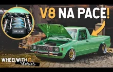 Niezwykły polski projekt - Volkswagen Caddy z silnikiem V8 na pace