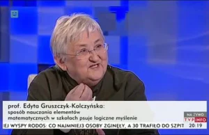 prof. Edyta Gruszczyk-Kolczyńska - Rządowy Elementarz ogłupia dzieci