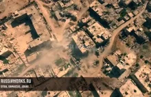 Imponujące ujęcia rosyjskiego drona znad syryjskiego frontu