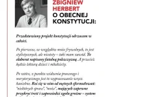 Herbert-recenzja Konstytucji Rzeczpospolitej z czasów Prezydenta Kwaśniewskiego.