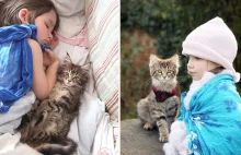 Niesamowita przyjaźń między 5-letnią dziewczynką chorą na autyzm i jej kotem.