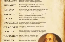 13 cnót Benjamina Franklina