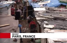 W Paryżu sytuacja jest stabilna. Powstają chatki rodem z Afryki (WIDEO