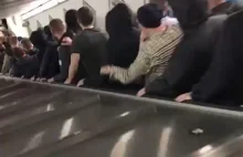 Awaria schodów ruchomych prowadzących do rzymskiego metra