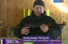 Opatentowany sposób strzelania z broni automatycznej - level Czelabińsk