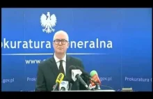 Konferencja prasowa Prokuratora Generalnego Andrzeja Seremeta 16-06-2014
