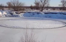 Wirujący lód! Niesamowite nagranie!