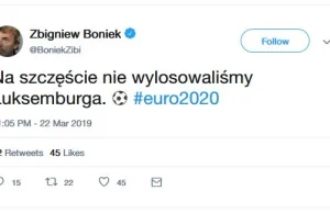 Potężny Luksemburg na czele Grupy B w eliminacjach do Euro2020