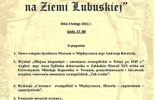 Wystawa "Cmentarze ewangelickie na Ziemi Lubuskiej", Muzeum w Międzyrzeczu