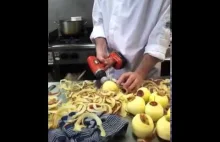 Szybki sposób na obieranie jabłek