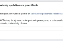 Facebook usuwa treści nieprzychylne KODowi